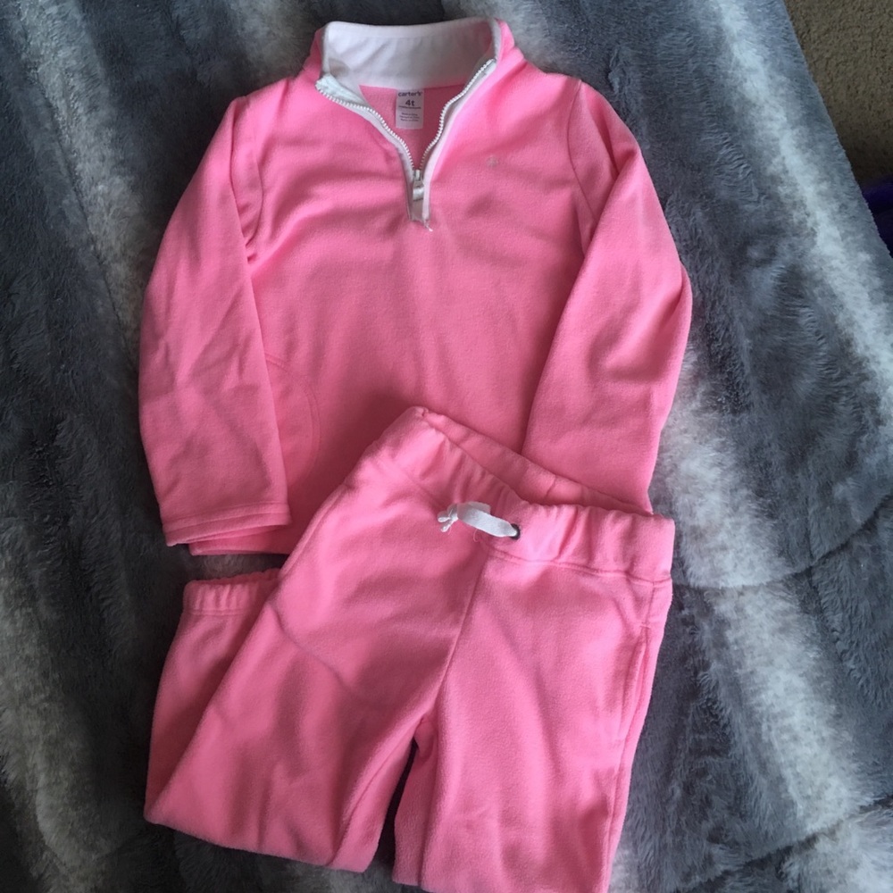 🎈🎈SOLD!!🎈🎈Carter’s fleece jacket and pants